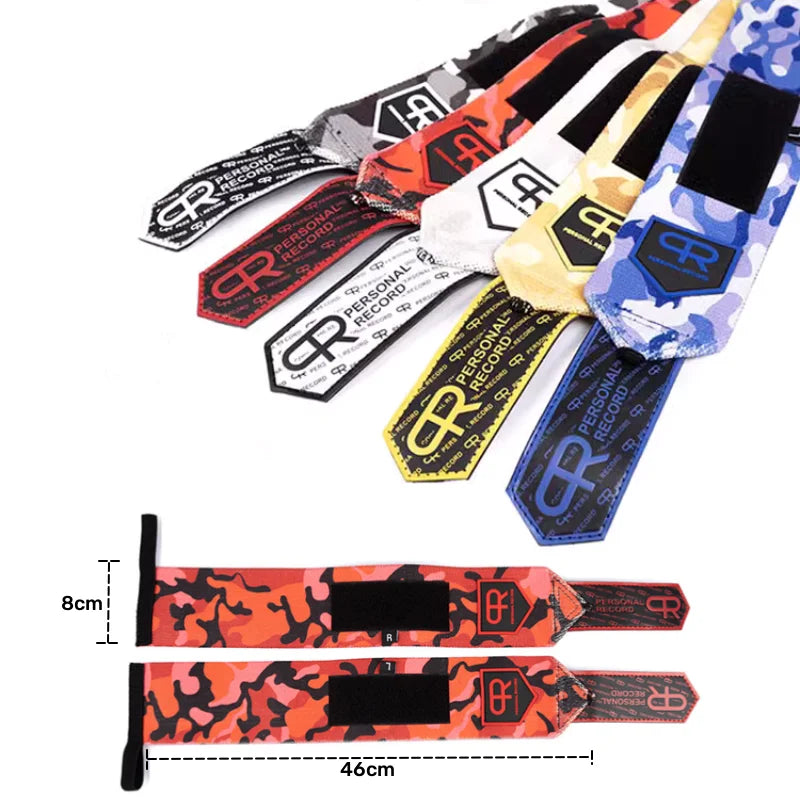 1 Pair Camouflage Weightlifting Wrist Strap