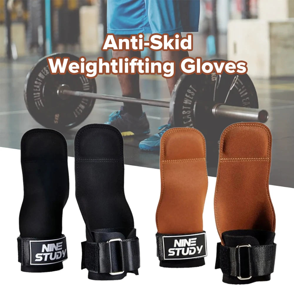 Gym Gloves Grips Anti-Skid Wrist Straps