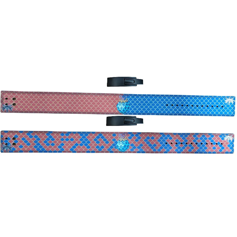 Anime Weight Lifting Belt with Lever Buckle